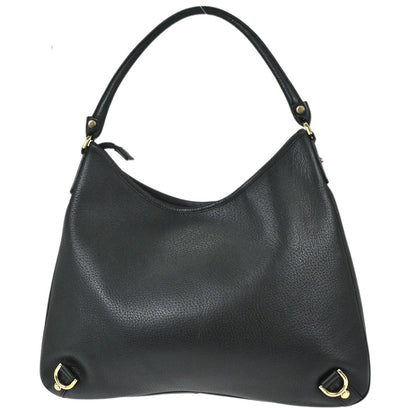 Gucci Black Leather Abbey D-ring Handbag