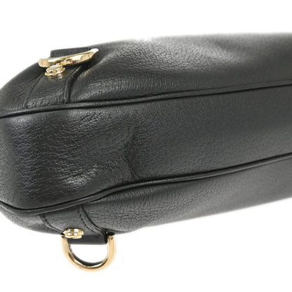 Gucci Black Leather Abbey D-ring Handbag