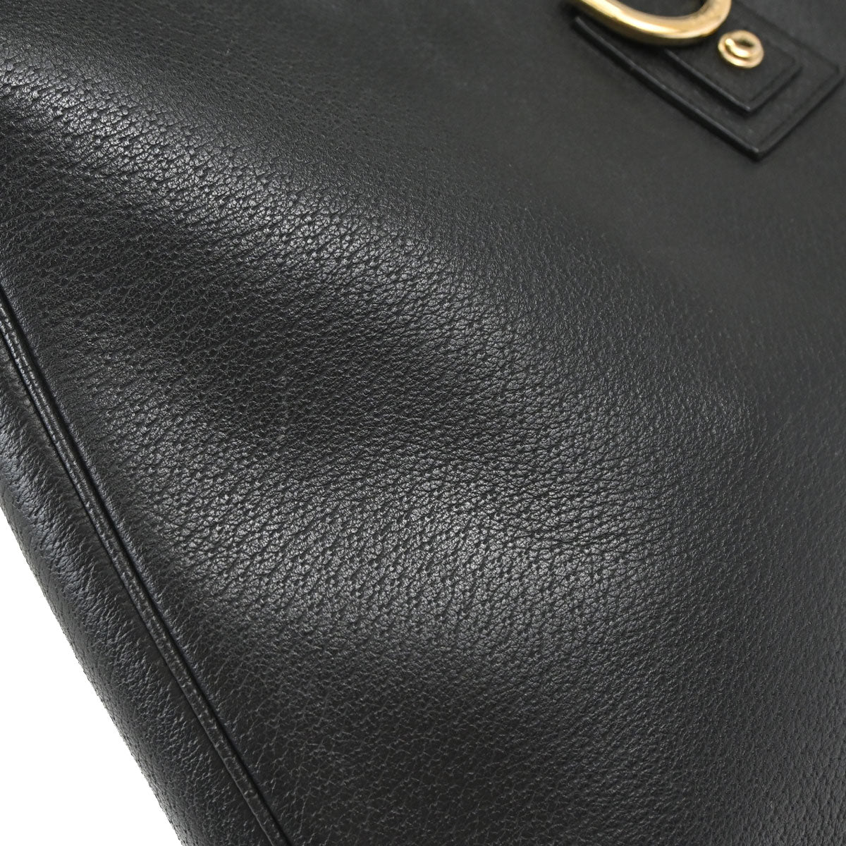 Gucci Black Leather Abbey D-ring Handbag