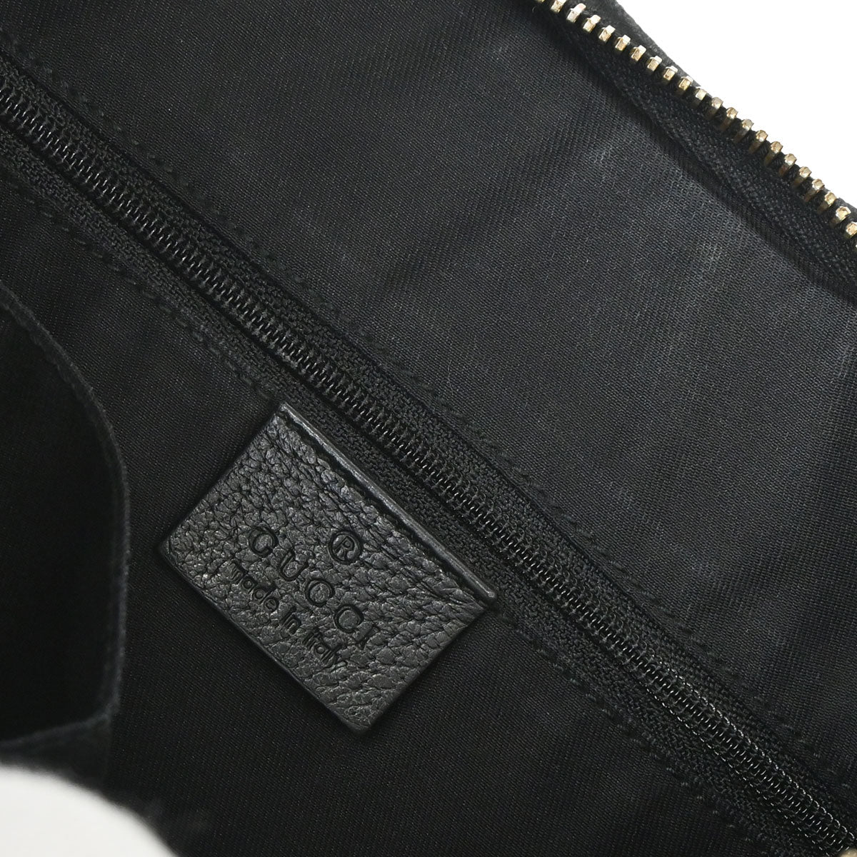 Gucci Black Leather Abbey D-ring Handbag