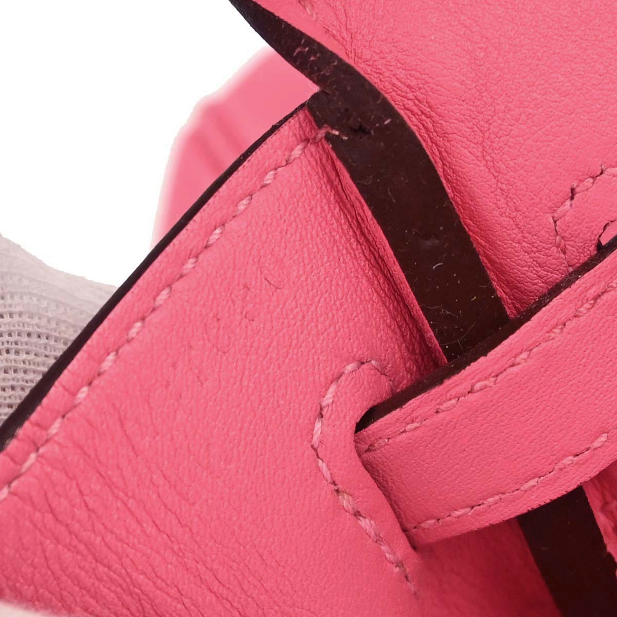 Hermes Rose Azalee Swift Birkin 25 Handbag