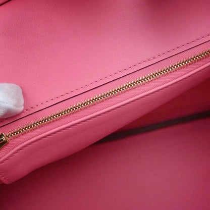 Hermes Rose Azalee Swift Birkin 25 Handbag