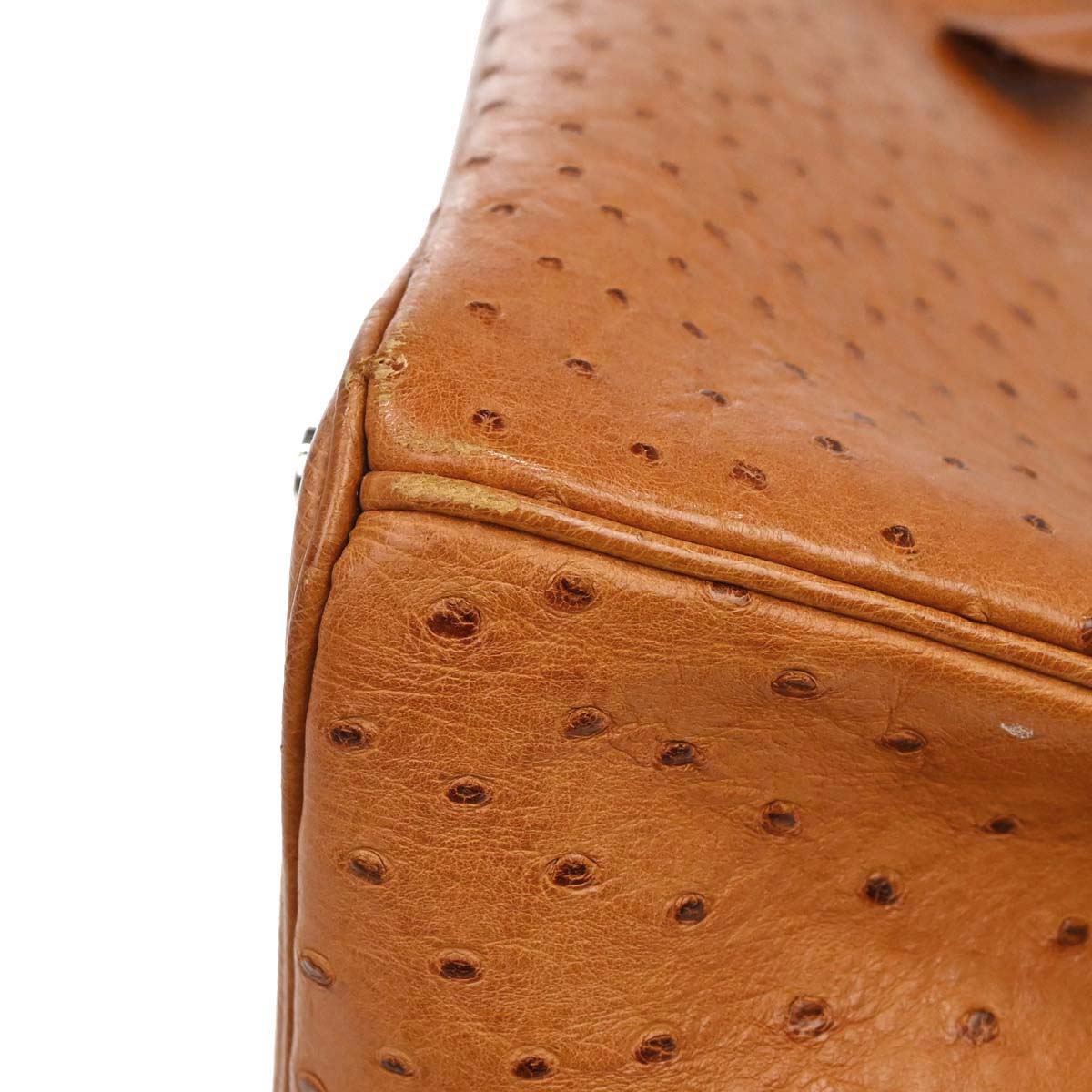 Hermes * Chestnut Ostrich Birkin 30 Handbag