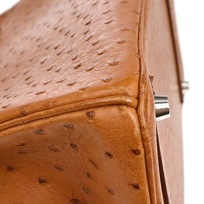 Hermes * Chestnut Ostrich Birkin 30 Handbag