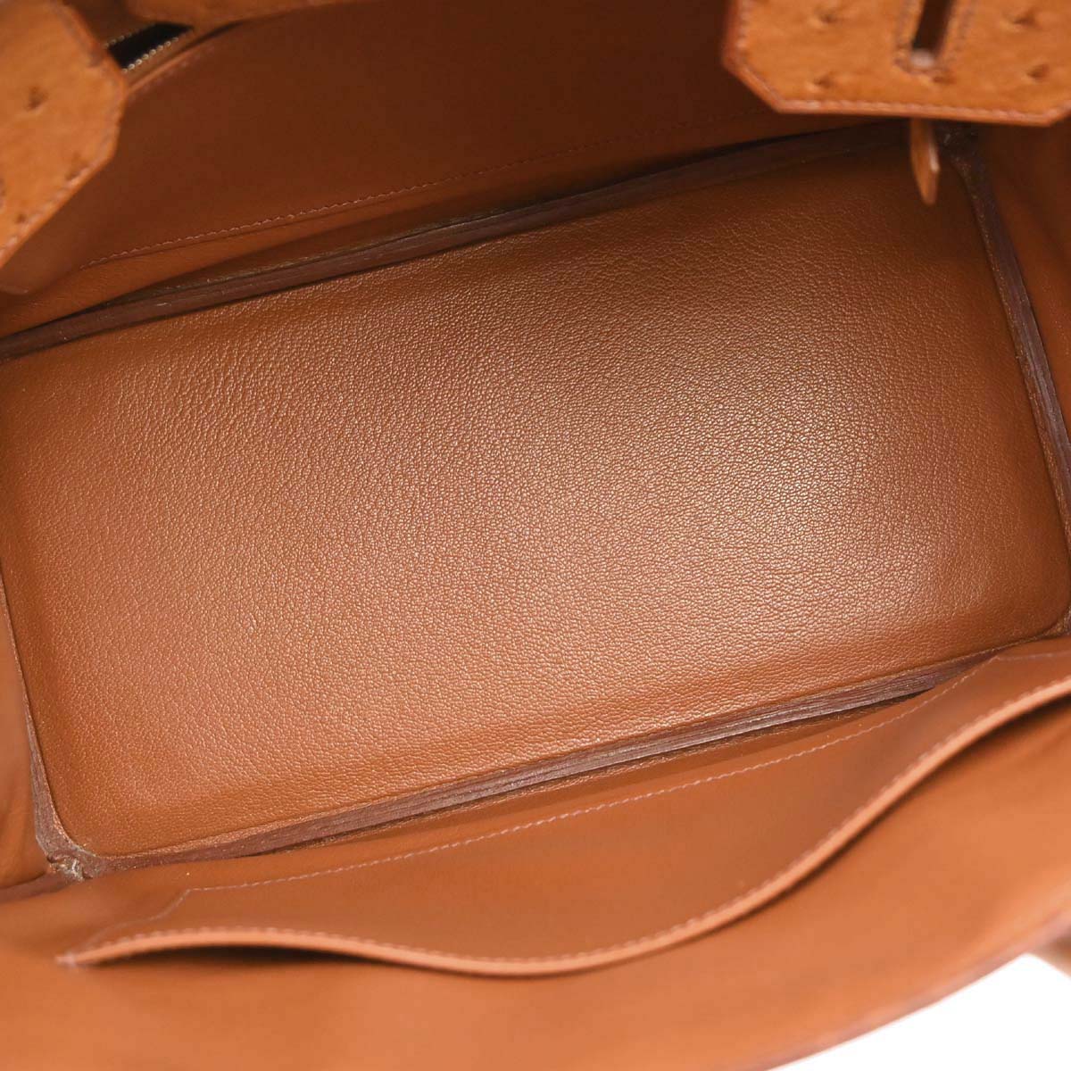 Hermes * Chestnut Ostrich Birkin 30 Handbag