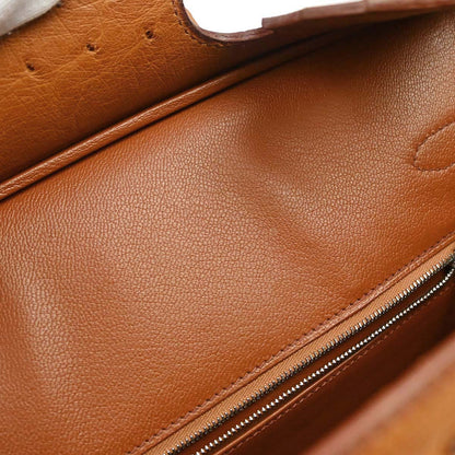 Hermes * Chestnut Ostrich Birkin 30 Handbag