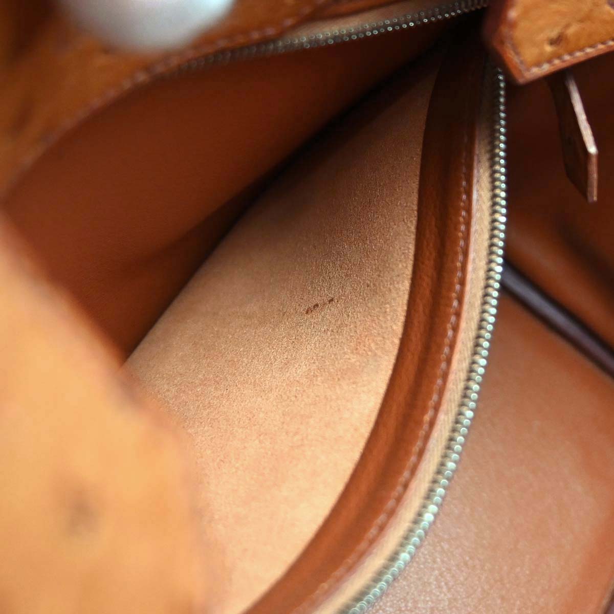 Hermes * Chestnut Ostrich Birkin 30 Handbag