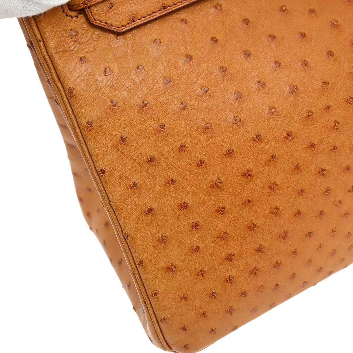 Hermes * Chestnut Ostrich Birkin 35 Handbag