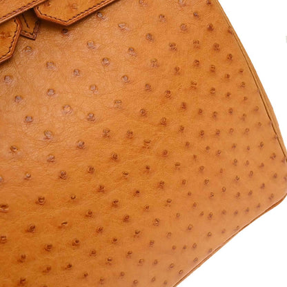 Hermes * Chestnut Ostrich Birkin 35 Handbag