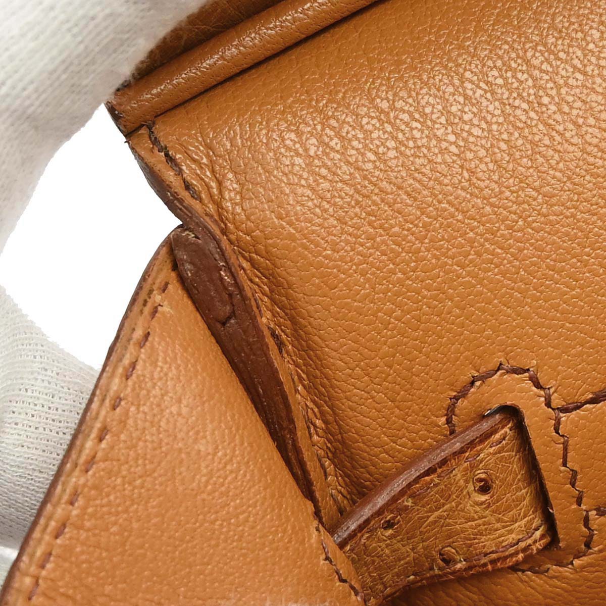 Hermes * Chestnut Ostrich Birkin 35 Handbag