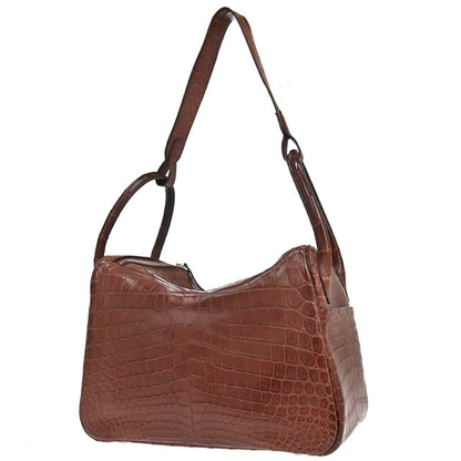 Hermes * Terre Matt Niloticus Crocodile Lindy 30 Shoulder Bag