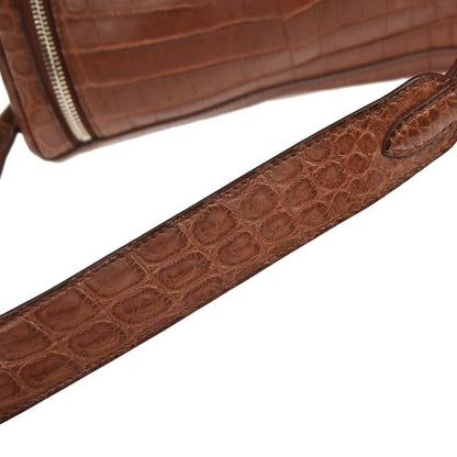 Hermes * Terre Matt Niloticus Crocodile Lindy 30 Shoulder Bag