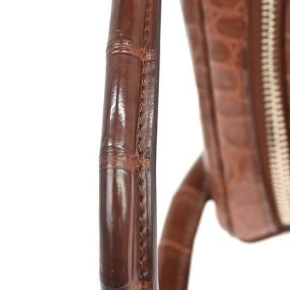 Hermes * Terre Matt Niloticus Crocodile Lindy 30 Shoulder Bag