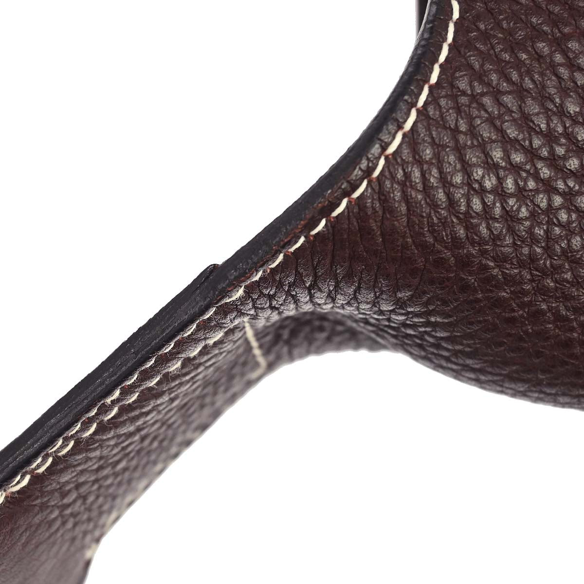 Hermes Prune Taurillon Clemence Good News PM Shoulder Bag