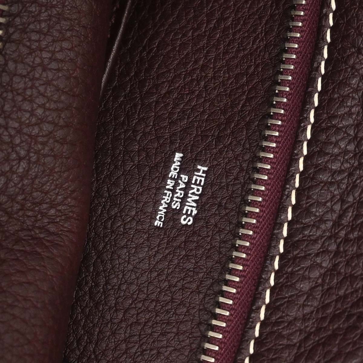 Hermes Prune Taurillon Clemence Good News PM Shoulder Bag