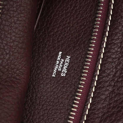 Hermes Prune Taurillon Clemence Good News PM Shoulder Bag