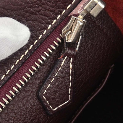 Hermes Prune Taurillon Clemence Good News PM Shoulder Bag
