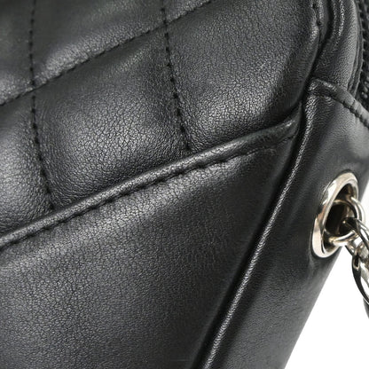 Chanel 2003-2004 Black Calfskin Cambon Ligne Handbag