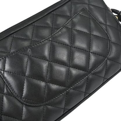 Chanel 2003-2004 Black Calfskin Cambon Ligne Handbag
