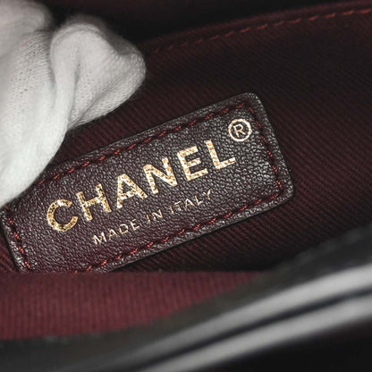 Chanel 2017-2018 Black Calfskin Neo Executive Cerf 2way Shoulder Tote Bag