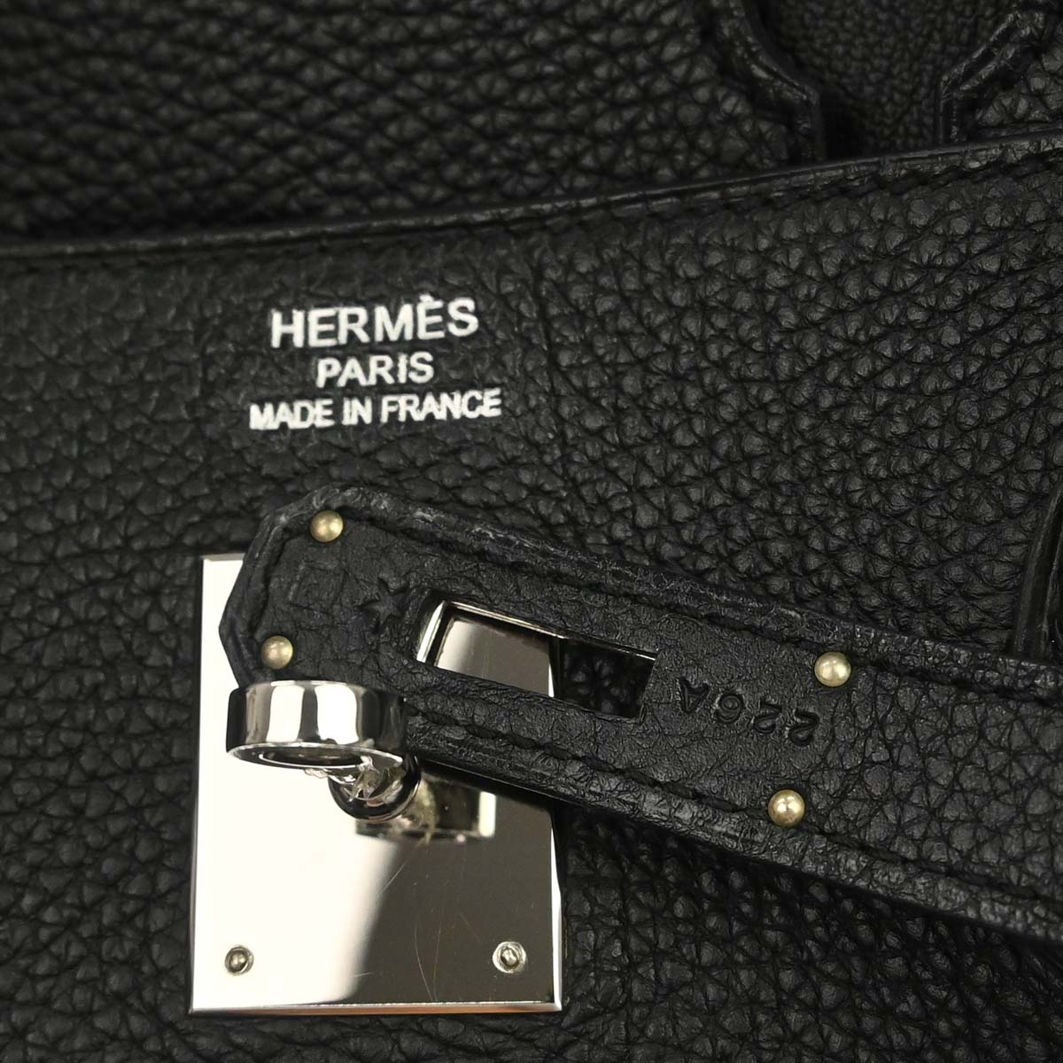 Hermes 2012 Black Togo Birkin 40 Handbag