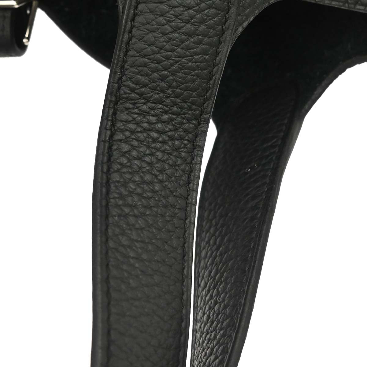 Hermes Black Taurillon Clemence Picotin Lock 22 MM Handbag