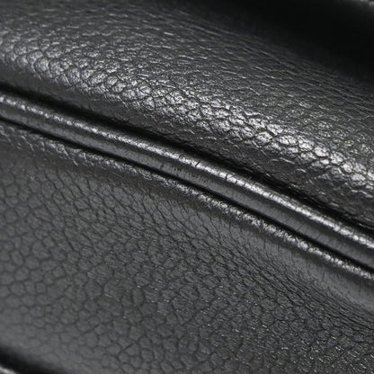 Chanel 2005-2006 Black Caviar Skin Mademoiselle Lock Accordion Flap Bag