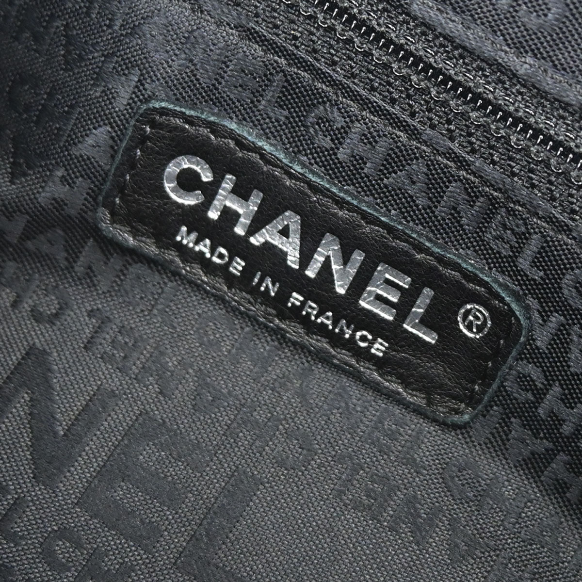 Chanel 2005-2006 Black Caviar Skin Mademoiselle Lock Accordion Flap Bag
