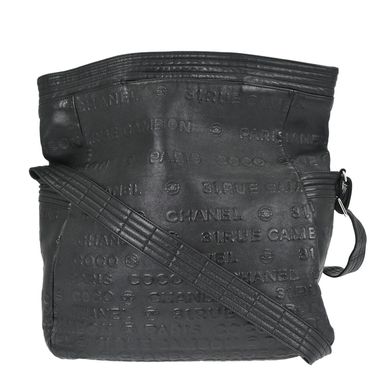 Chanel 2008-2009 Black Calfskin Unlimited Shoulder Bag