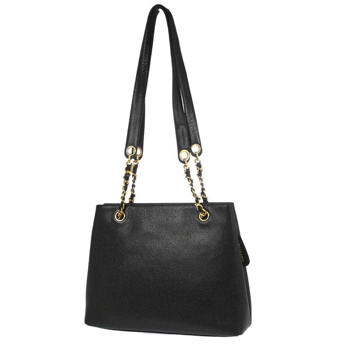 Chanel Black Caviar Skin Shoulder Bag