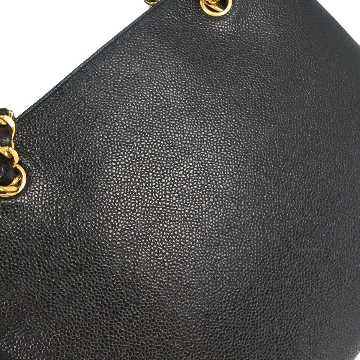 Chanel Black Caviar Skin Shoulder Bag