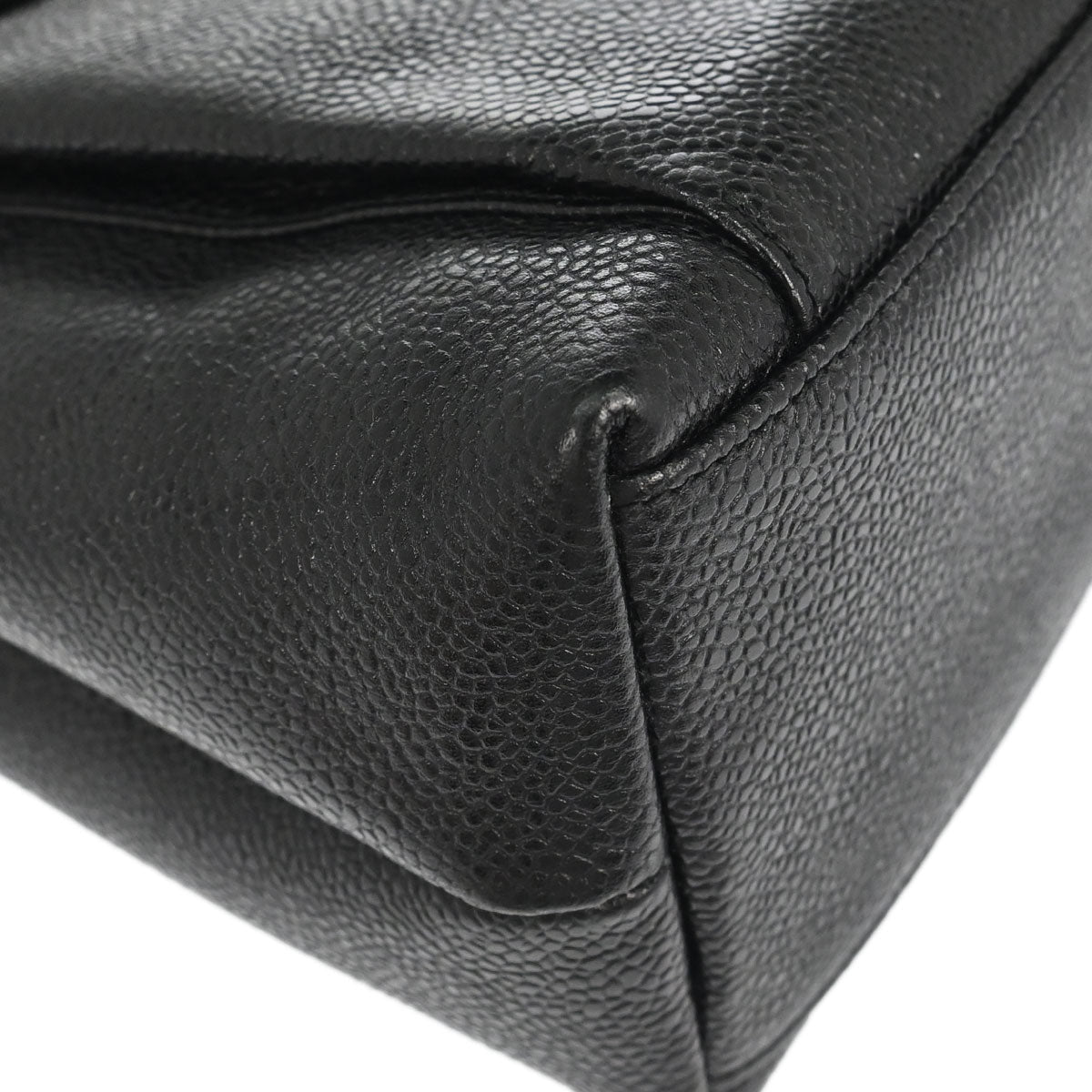 Chanel Black Caviar Skin Shoulder Bag