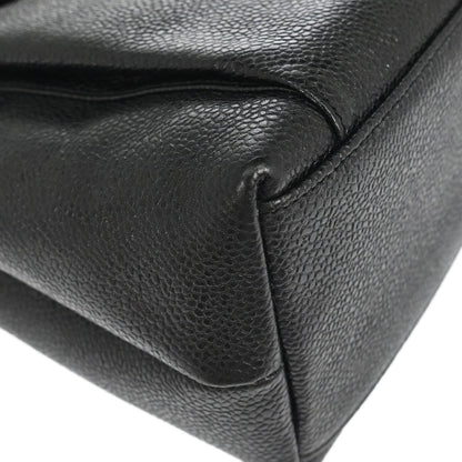 Chanel Black Caviar Skin Shoulder Bag