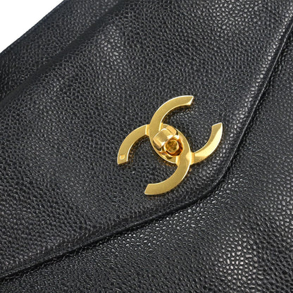 Chanel Black Caviar Skin Shoulder Bag