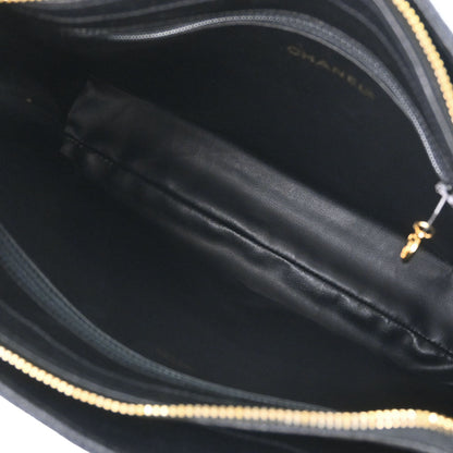Chanel Black Caviar Skin Shoulder Bag