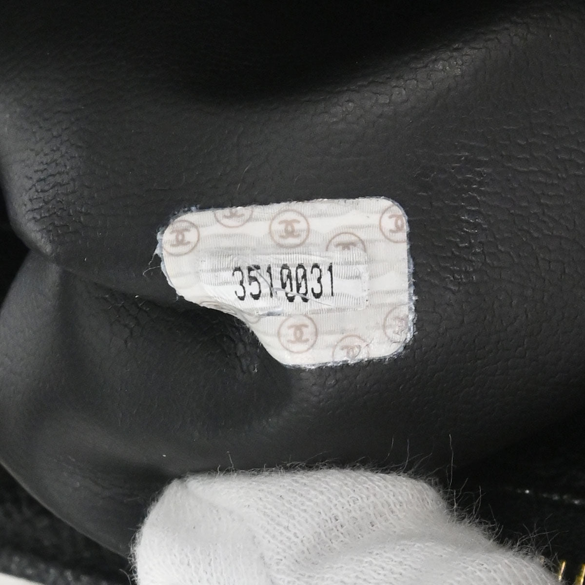 Chanel Black Caviar Skin Shoulder Bag