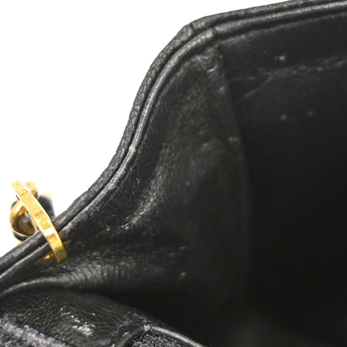 Chanel 1991-1994 Black Caviar Skin Medium Diana Shoulder Bag