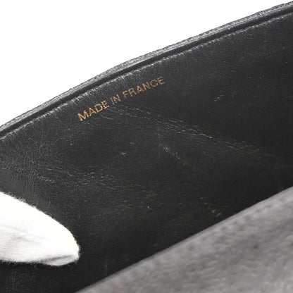 Chanel 1991-1994 Black Caviar Skin Medium Diana Shoulder Bag