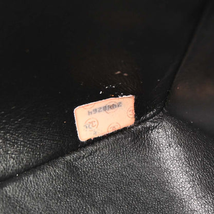 Chanel 1991-1994 Black Caviar Skin Medium Diana Shoulder Bag