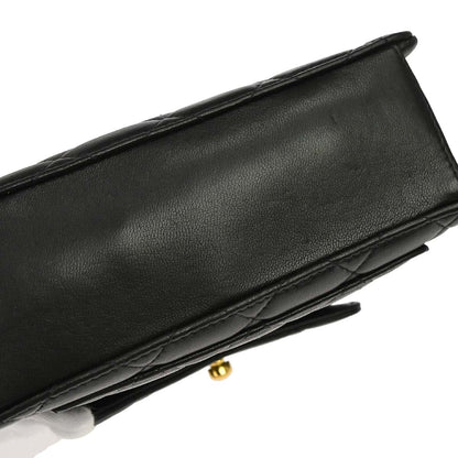 Chanel 1996-1997 Black Lambskin Chain Handbag