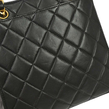Chanel 1996-1997 Black Lambskin Chain Handbag