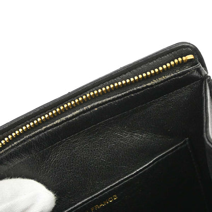 Chanel 1996-1997 Black Lambskin Chain Handbag