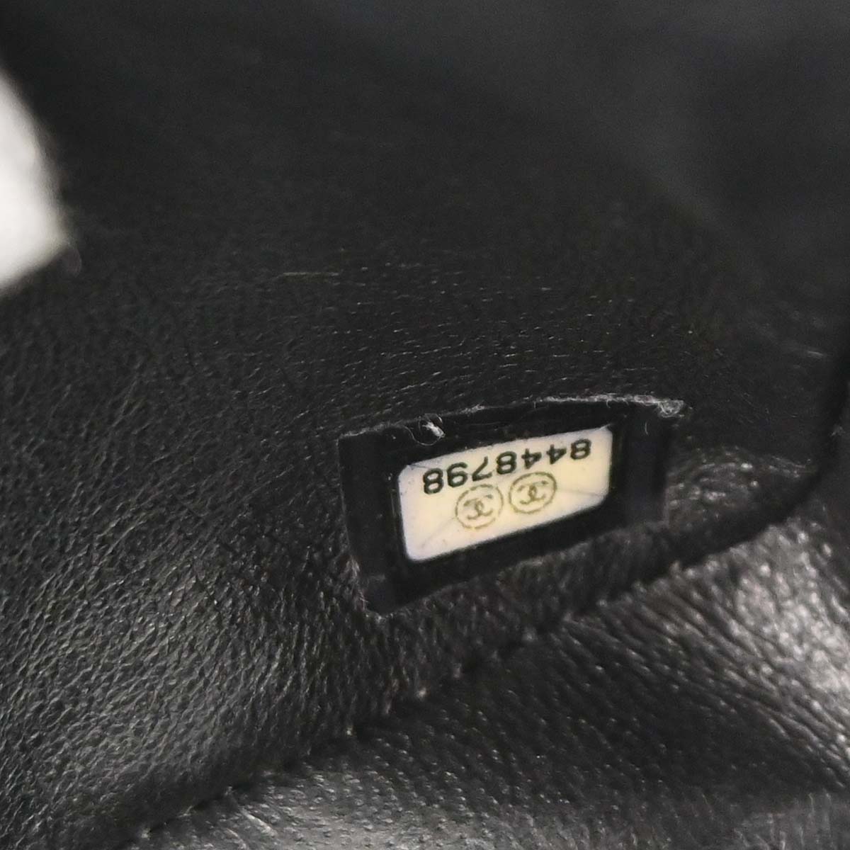 Chanel 2003-2004 Black Lambskin Choco Bar East West Shoulder Bag