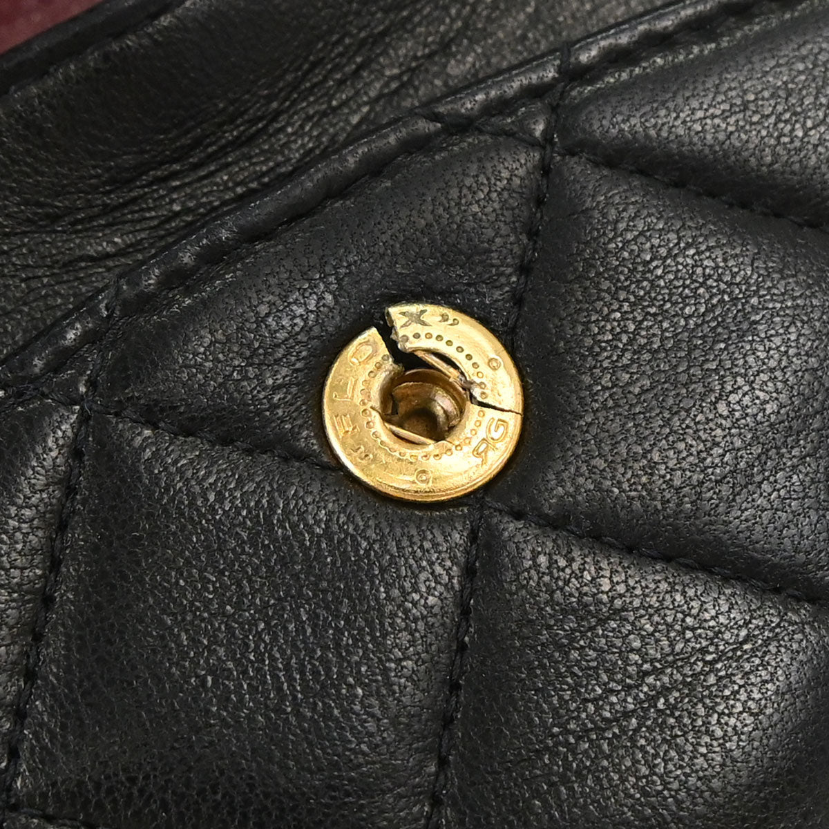 Chanel 1994-1996 Black Lambskin Small Classic Double Flap Shoulder Bag