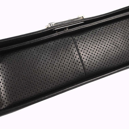 Boy Chanel 2014 Black Perforated Lambskin Medium Shoulder Bag