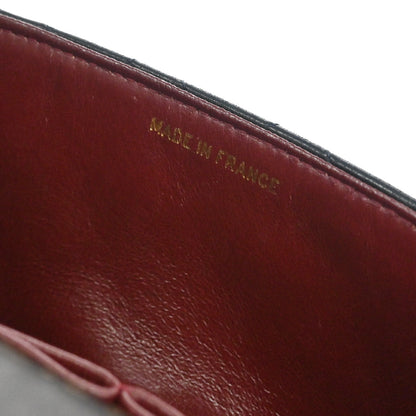 Chanel 1989-1991 Black Lambskin Turnlock Mini Full Flap Shoulder Bag
