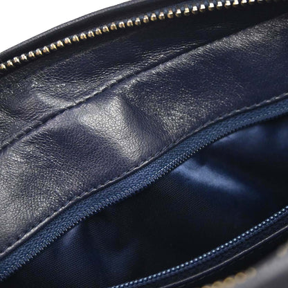 Chanel 1994-1996 Navy Lambskin Camera Bag Small