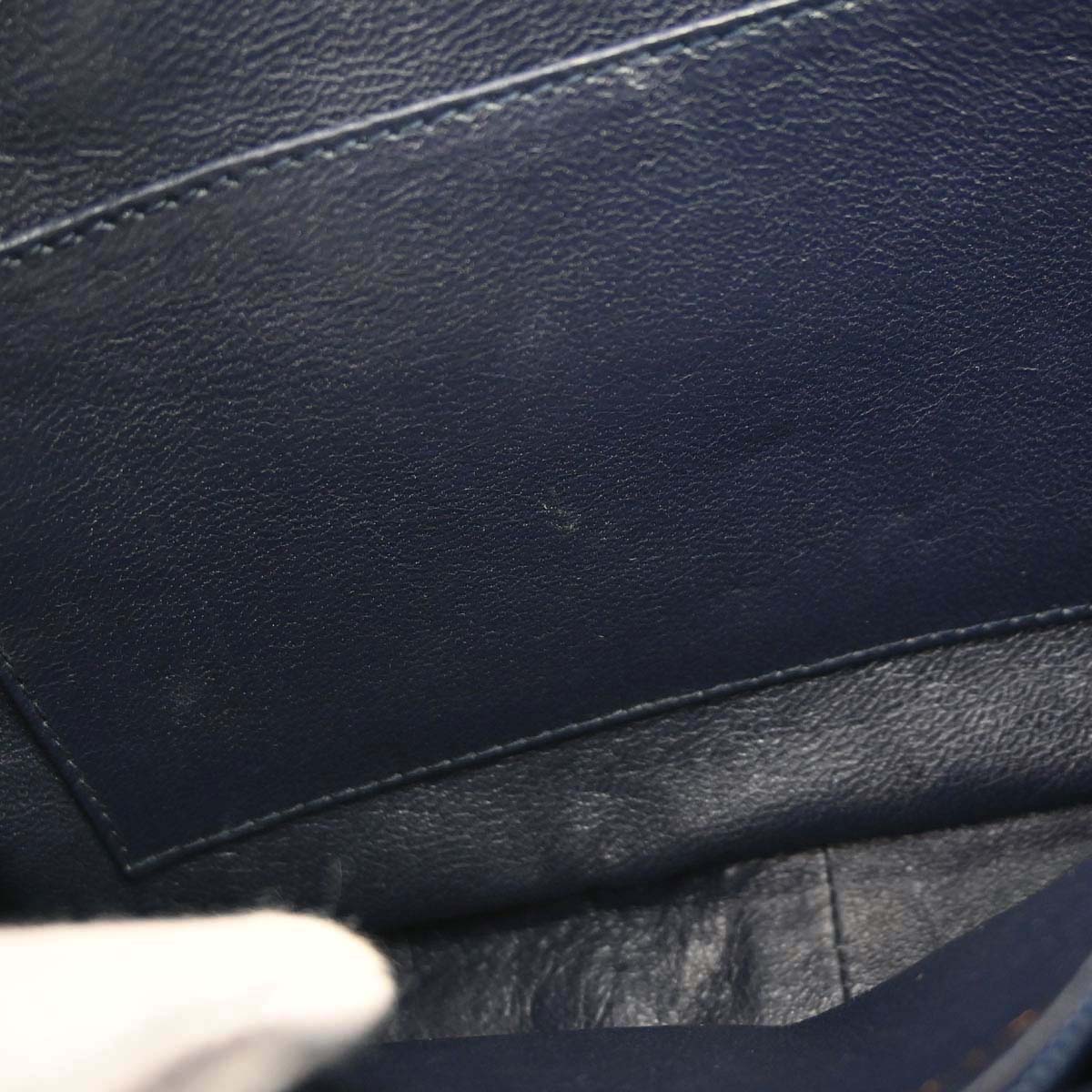 Chanel 1994-1996 Navy Lambskin Camera Bag Small