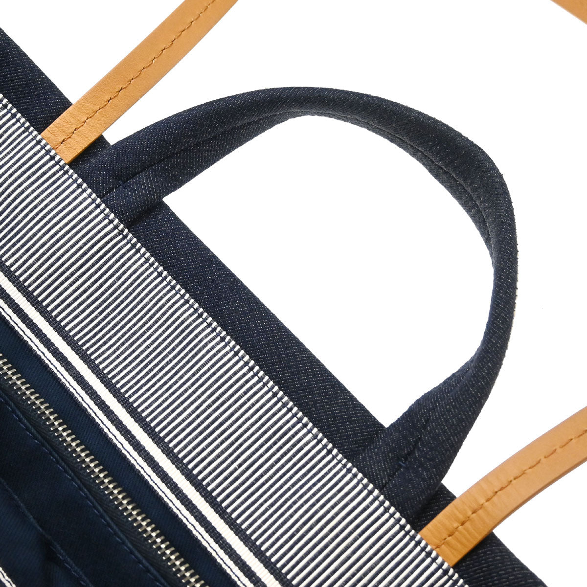 Chanel 2014 Navy Denim Small Deauville Shopping Tote 2way Handbag