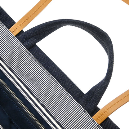 Chanel 2014 Navy Denim Small Deauville Shopping Tote 2way Handbag